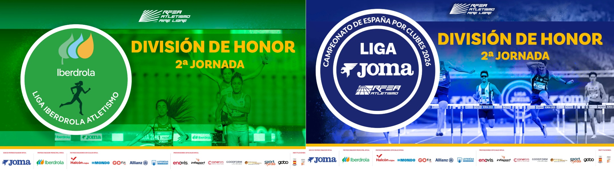 Campeonato de España de Clubes (División de Honor y 1ª División) 2ª Jornada (2026)