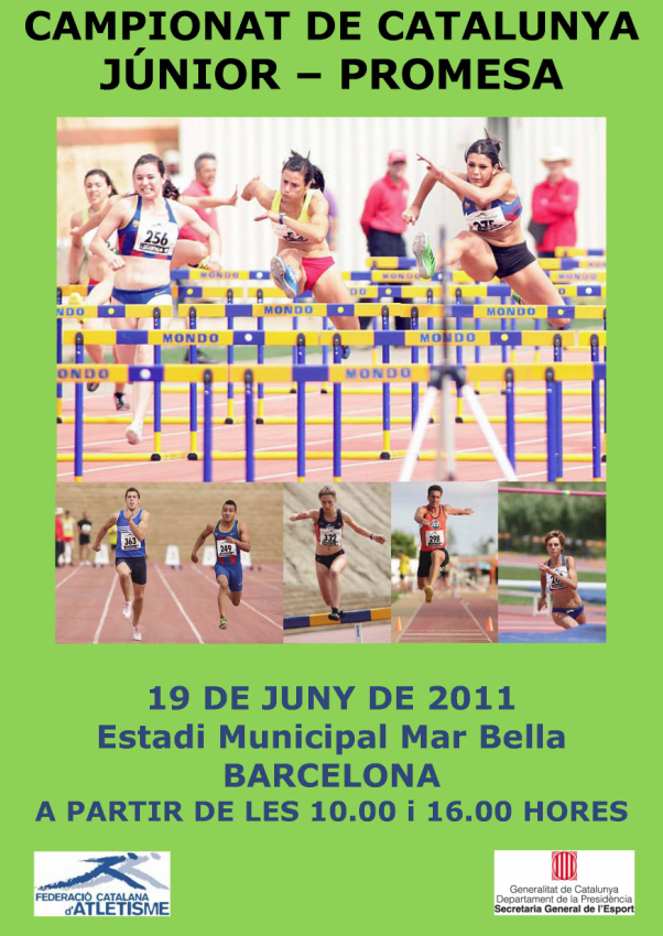 CAMPEONATO DE CATALUNYA PARA JÚNIORS Y PROMESAS
